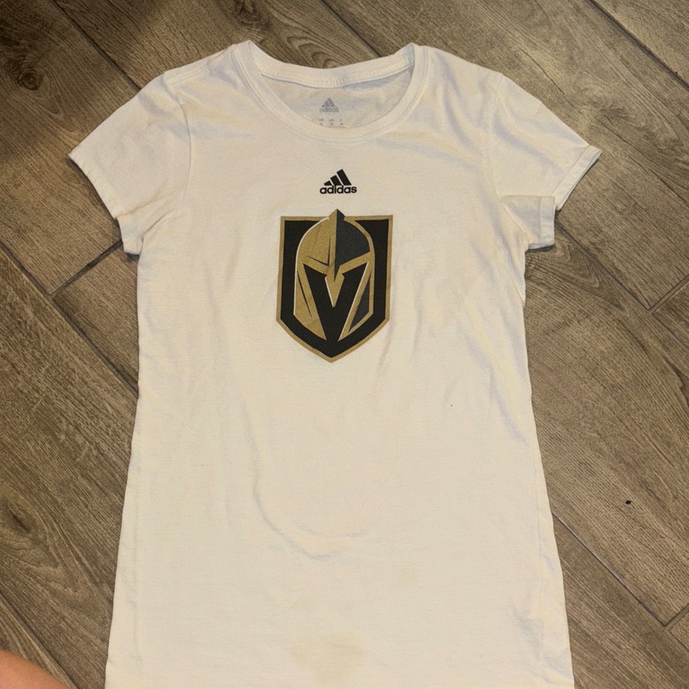 Adidas Women’s Golden Knights NHL White Tee
